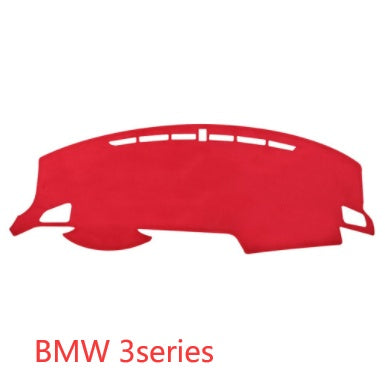 Car Suede Dashboard Cover Center Console Sunshield Retrofitting Vehicle DealSniper.net BMW 3series Red