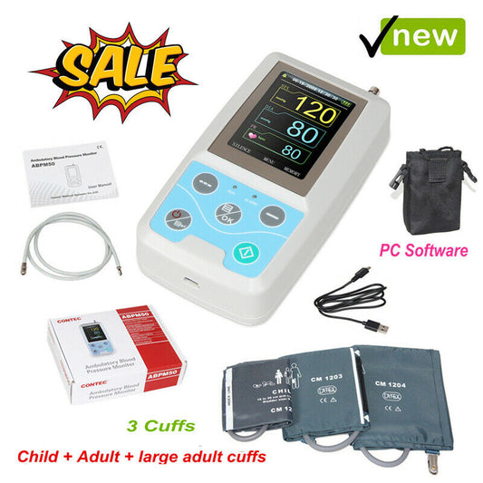 CONTEC ABPM50 Handheld 24hours Ambulatory Blood Pressure