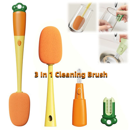 Kitchen 3 In 1 Multifunctional Cleaning Cup Washer Brush Kitchen dealsniper-net