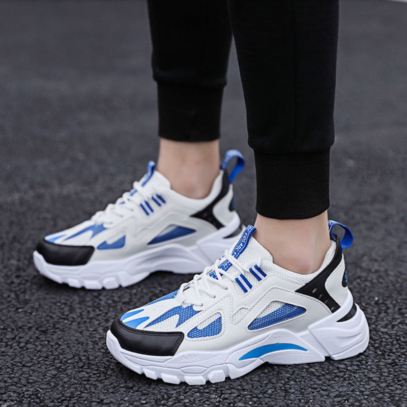 White Sneakers Men Non Slip Walking Running Shoes Sports Men dealsniper-net