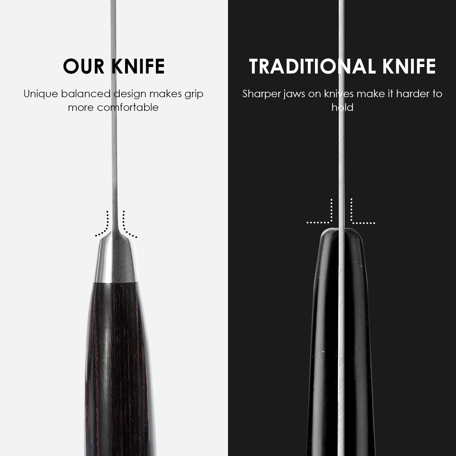 Qulajoy Santoku Knife, High Carbon Stainless Steel Chef Knife Japanese Kitchen Knives With Ergonomic Pakkawood Handle, Chopping Knife For Home Kitchen Cooking Kitchen DealSniper.net
