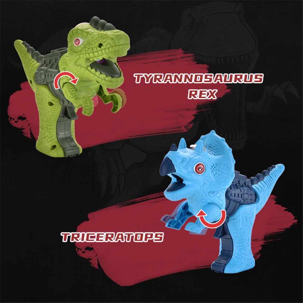 Dinosaur Sound Fire Spray Gun Tyrannosaurus Rex Triceratops Sound Light Summer Outdoor Disinfection Safe Gun Kids Toy Portable Kids dealsniper-net