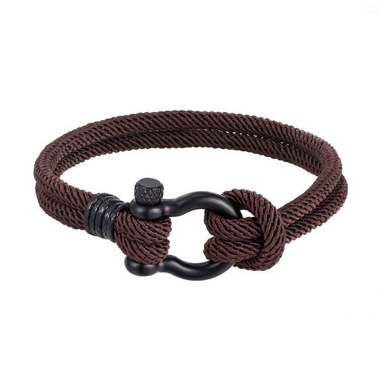 Milan rope bracelet Jewelry dealsniper-net Coffee 19CM