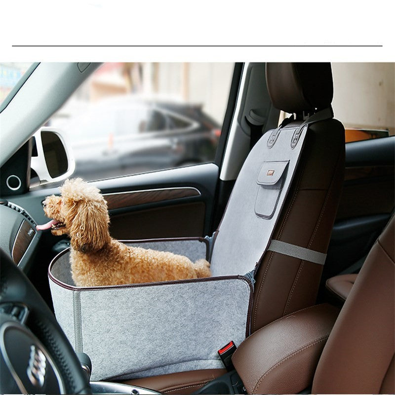 Retro Dual-purpose Pet Car Mat Front Seat Cushion Pets dealsniper-net