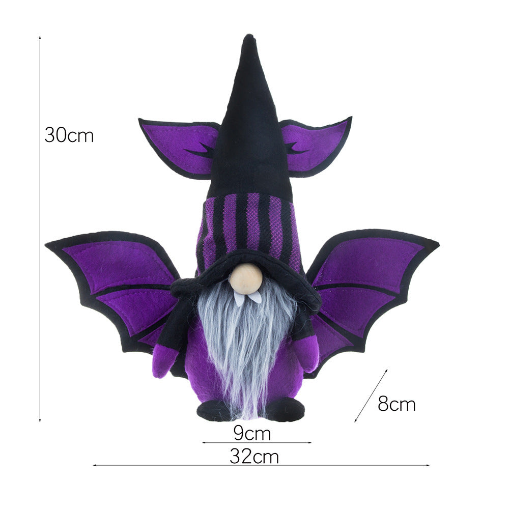 Halloween Decorations Bat Vampire Faceless Old Man Holidays DealSniper.net Beard style