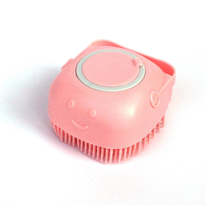 Silicone Dog Bath Massage Gloves Brush Pet Cat Bathroom Cleaning Tool Pets dealsniper-net