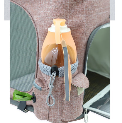 Transparent Portable Cat Backpack Pet Bag Pets Gym From House