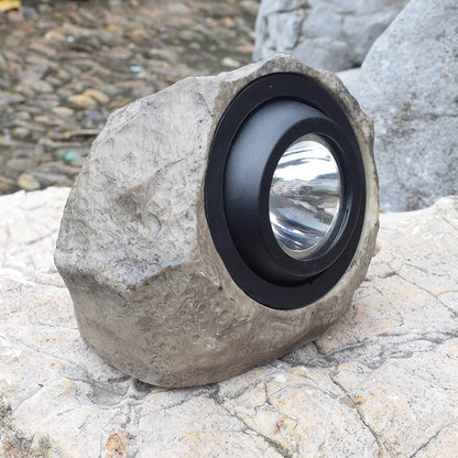 Cross-border New Solar Simulation Stone Lamp House Gym From House White