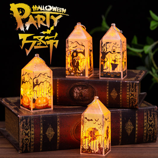 Halloween Pumpkin Lantern Decorations Children Halloween Holidays Gym From House
