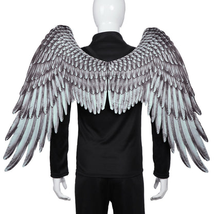 Halloween 3D Angel Wings Mardi Gras Theme Party Cosplay Wings Holidays DealSniper.net Adultblack