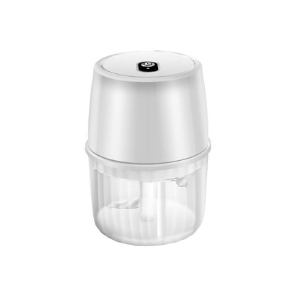USB Rechargeable Electric Garlic Press Portable Wireless Kitchen DealSniper.net White
