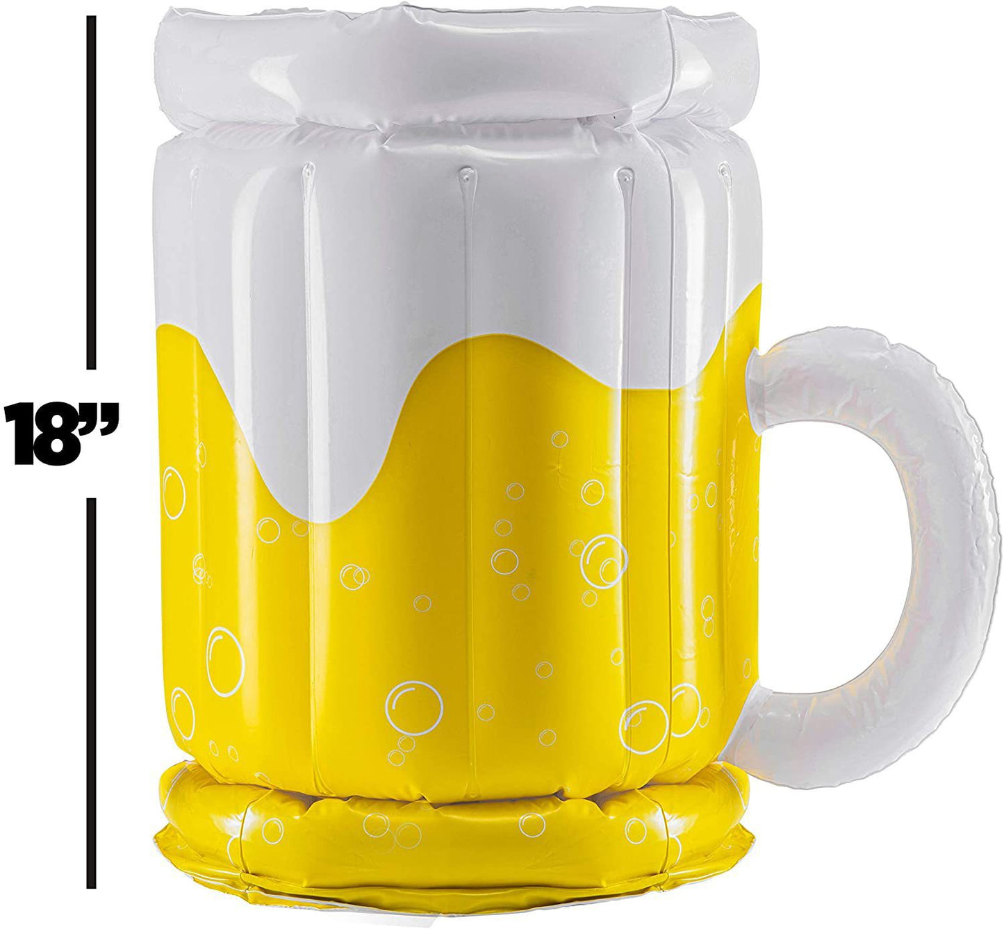 Large Inflatable Beer Mug Cooler Pool Float Drink Cooler For Adults Deals DealSniper.net
