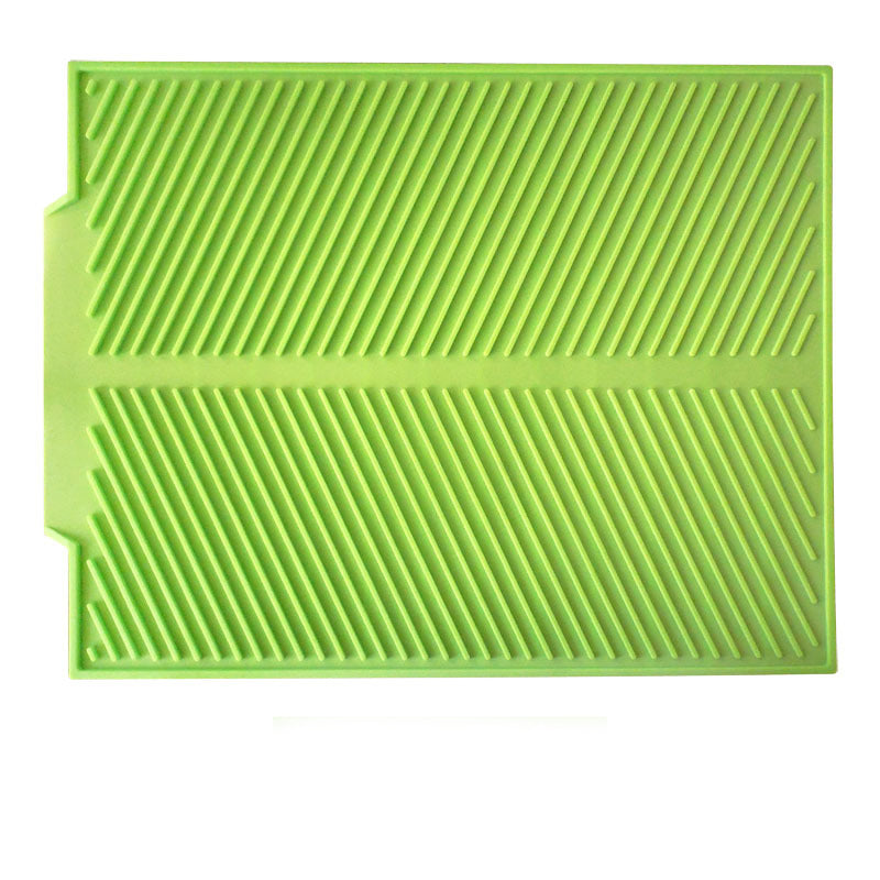 Household Kitchen Drying Silicone Drain Pad Kitchen Gym From House Green L