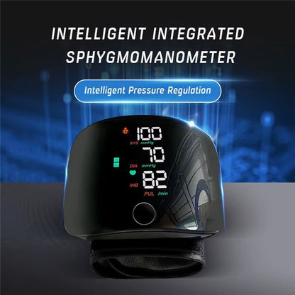 Wrist Sphygmomanometer Rechargeable Blood Pressure Meter Wrist Health Gym From House