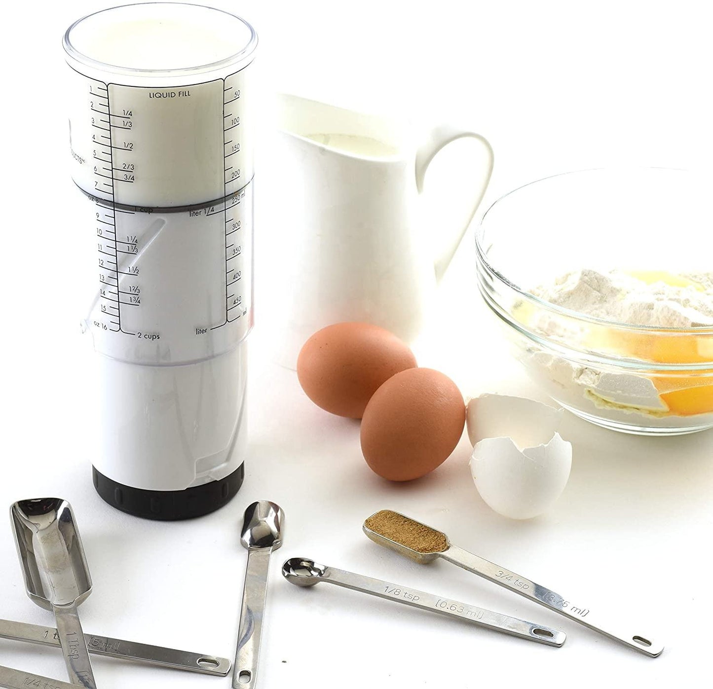Plastic Rotating Adjustable Measuring Cups Kitchen Gadgets Kitchen Gym From House