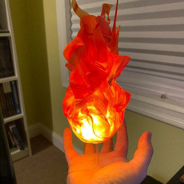 Halloween Floating Fireball Flame Ornaments Creative Props Party