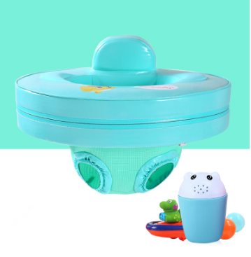 Children's Free Inflatable Lying Ring Anti-turning Swimming Ring Kids DealSniper.net