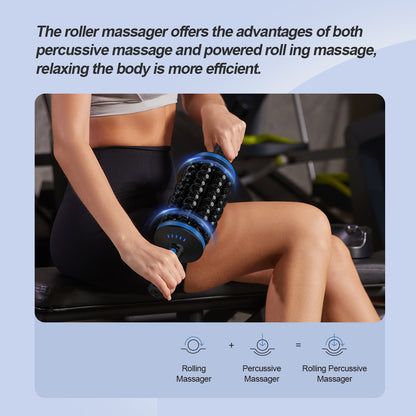 Muscle Relaxation Handheld Electric Rollers Massager Sports Gym From House