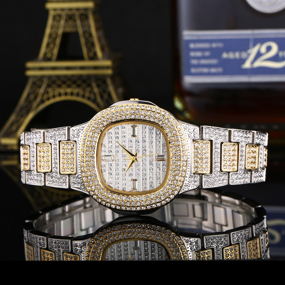 Fashion diamond watch Jewelry DealSniper.net Platinum