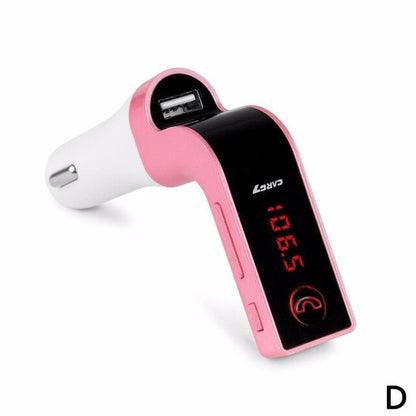 Vehicle Bluetooth receiver Vehicle dealsniper-net Pink