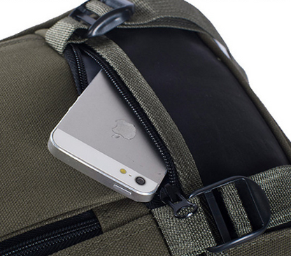 Men's Backpacks Canvas Backpack Student Bags Men DealSniper.net