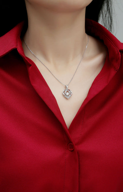 Heart To Have Your Luxurious Fashion Diamond Pendant Necklace Set Jewelry Gym From House