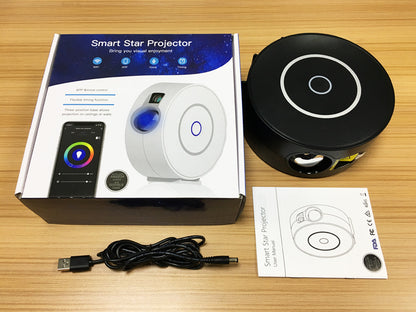 New creative gift starry sky projector lamp Gadgets Gym From House Black WiFi style USB