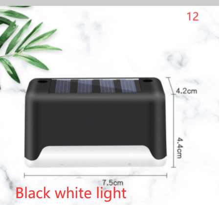 New Upgrade Waterproof LED Solar Fence Lamp Solar Deck Lights