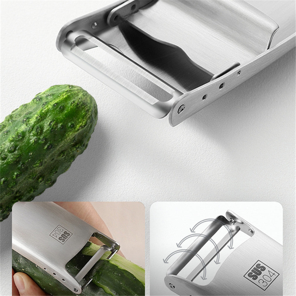 304 Stainless Steel Peeling Knife Melon Planer Multi-Function Peeler Kitchen Gym From House
