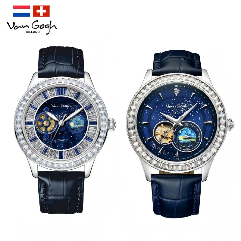 VanGogh Men's Geneva Series Art Automatic Mechanical Watch Jewelry DealSniper.net
