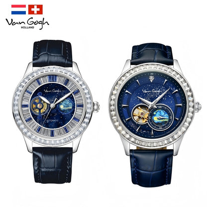 VanGogh Men's Geneva Series Art Automatic Mechanical Watch Jewelry DealSniper.net
