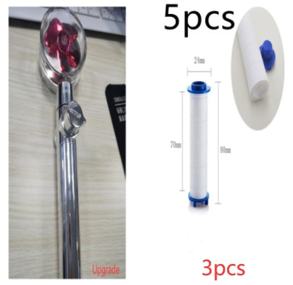 New Turbo Propeller Shower Head Water Saving High Pressure Flow House Gym From House 3pcs Set4