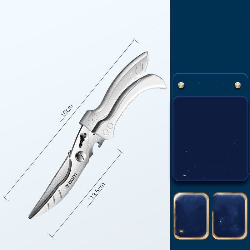 Multi-functional Kitchen Food Fish Bone Scissors Dedicated Kitchen DealSniper.net Kitchen Scissors
