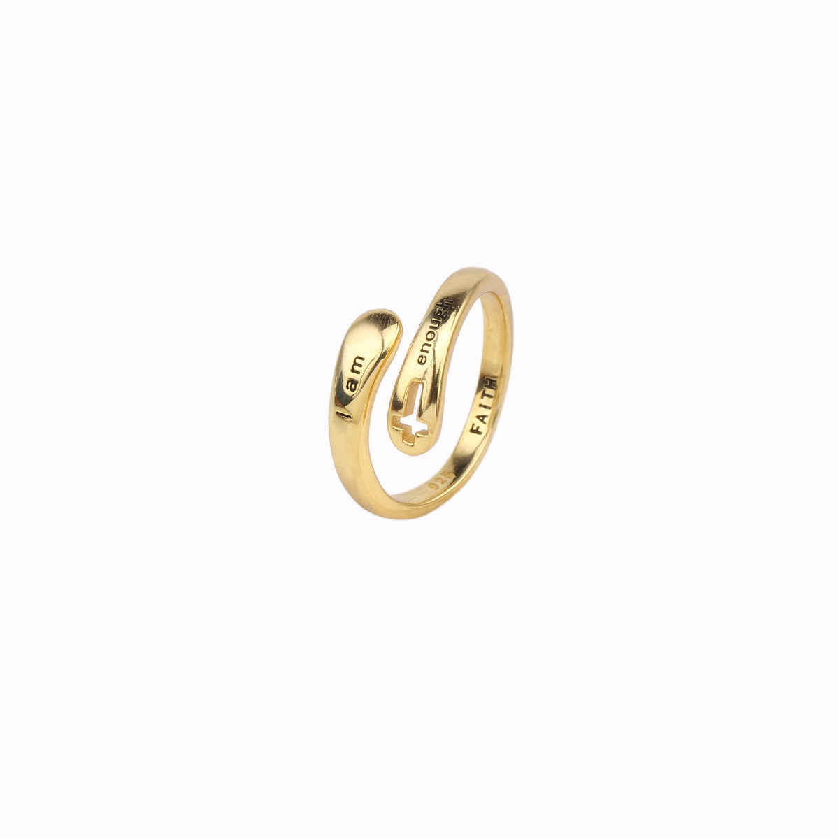 Trendy Hollow Cross Ring Temperament Jewelry Gym From House