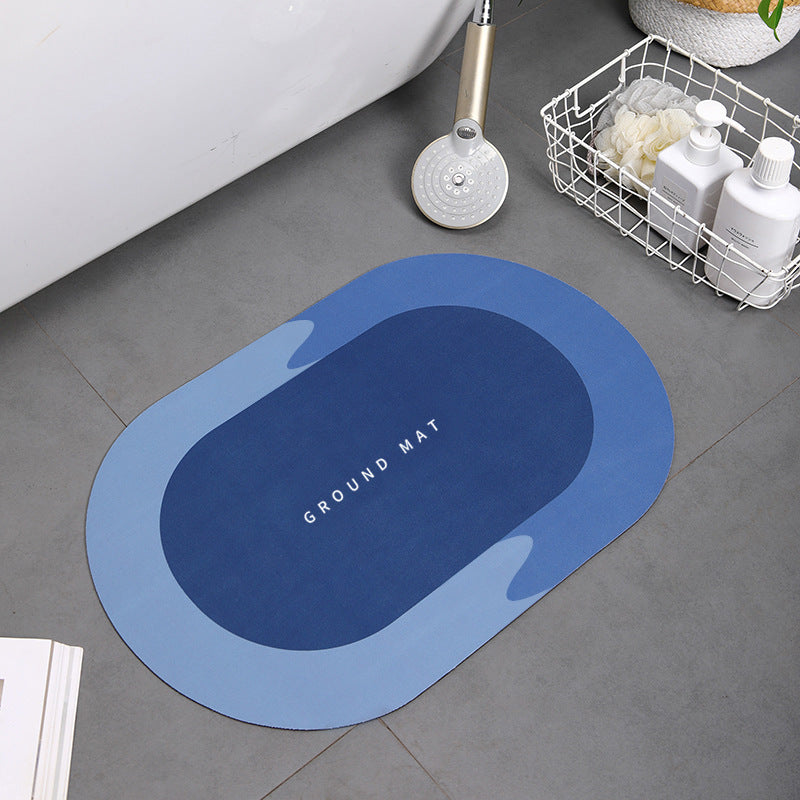 Home Bathroom Super Absorbent Shower Bath Mat House Gym From House ABlue 400MMx600MM