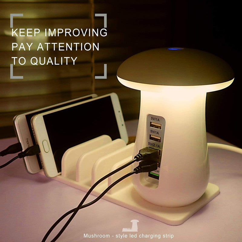 2 In 1 Multifunction Mushroom Lamp LED Lamp Holder Electronics DealSniper.net