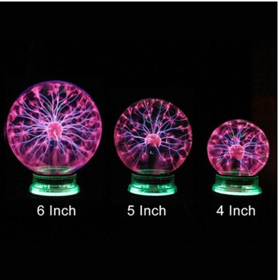 Plasma Lightning Ball Electronic Magic Light Electrostatic Home Decor Gym From House