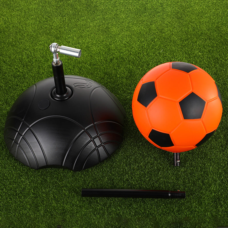 Soccer Trainer Equipment Portable Football Exercise Kit Sports dealsniper-net Black