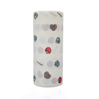 Disposable Non-Woven Rag Kitchen DealSniper.net Strawberry