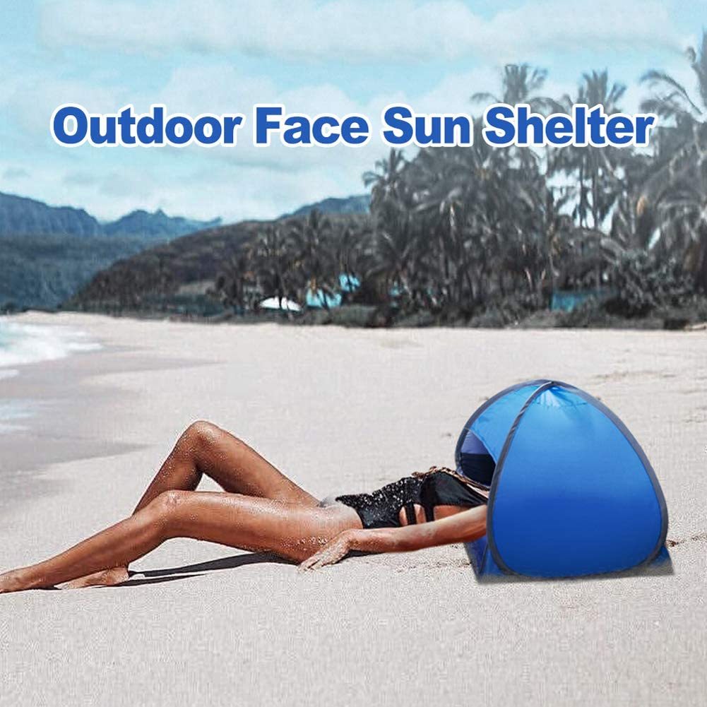 Mini Portable Beach Shade Awning Head Pop-up Tent Outdoor DealSniper.net