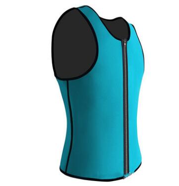 Men's Sports Vest Rubber Corset Men dealsniper-net Blue 2XL