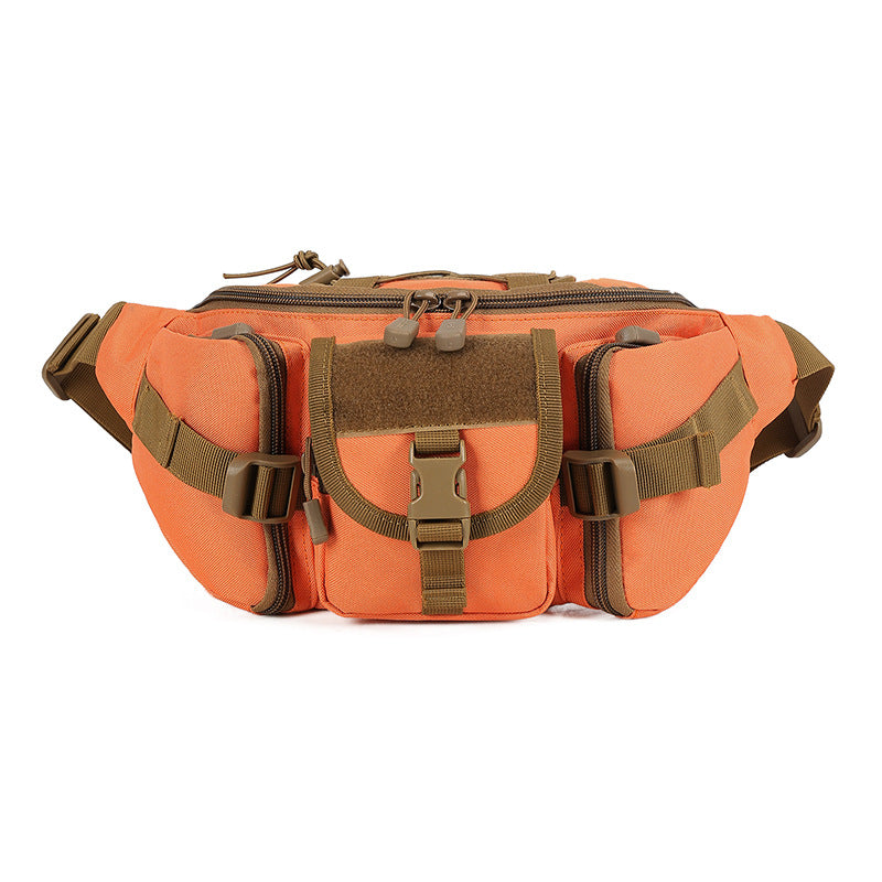 Outdoor military fan tactical belt bag Men dealsniper-net Orange