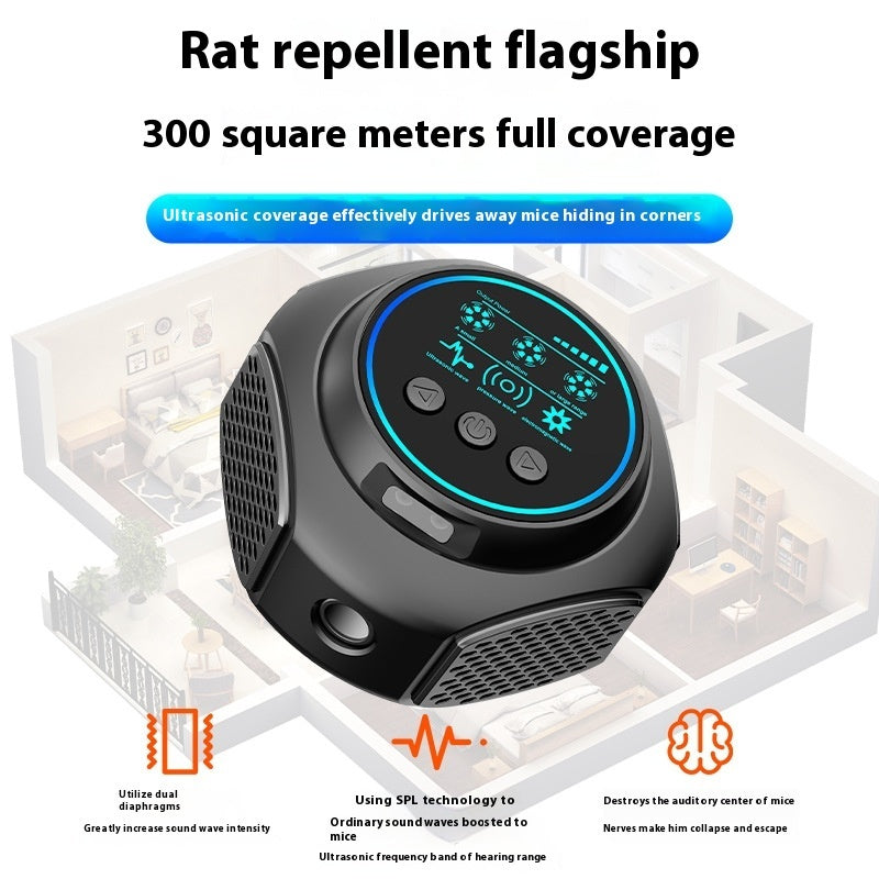 360 Degrees Mouse Expeller Home Indoor Ultrasonic Pest Repeller House dealsniper-net