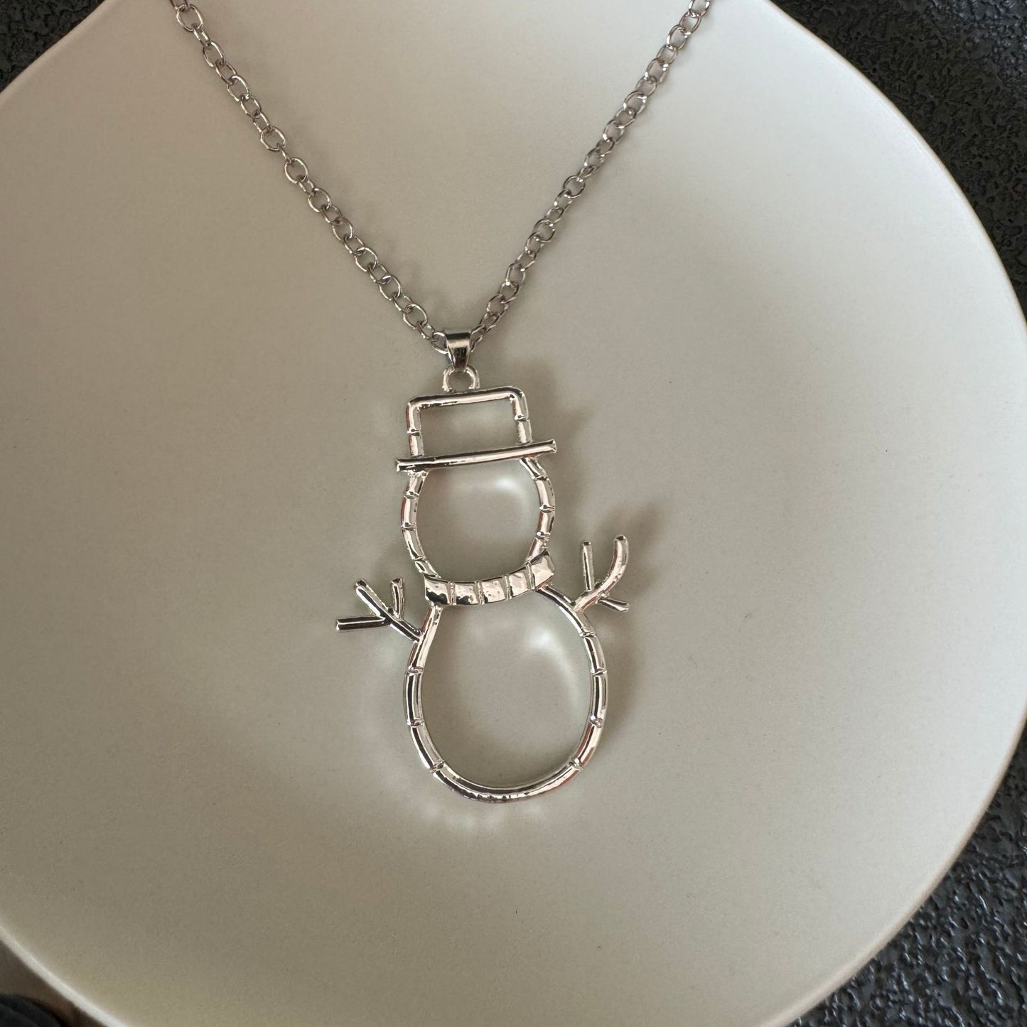 Personalized Snowman Earrings And Pendant Fashion Jewelry DealSniper.net Snowman Necklace