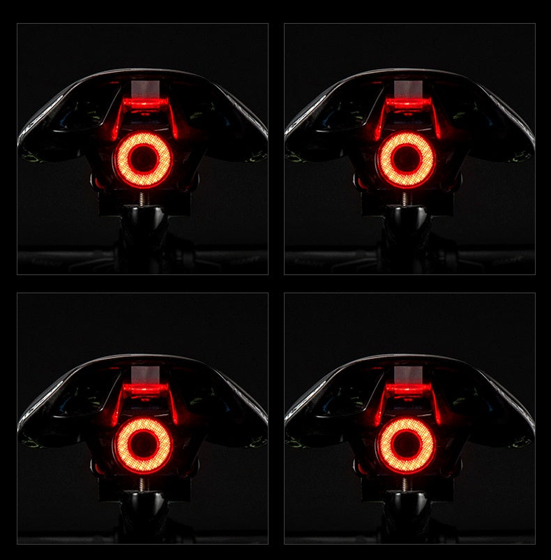 Bicycle Smart Auto Brake Sensing Light IPx6 Waterproof Vehicle BlenderJuice.com CJ