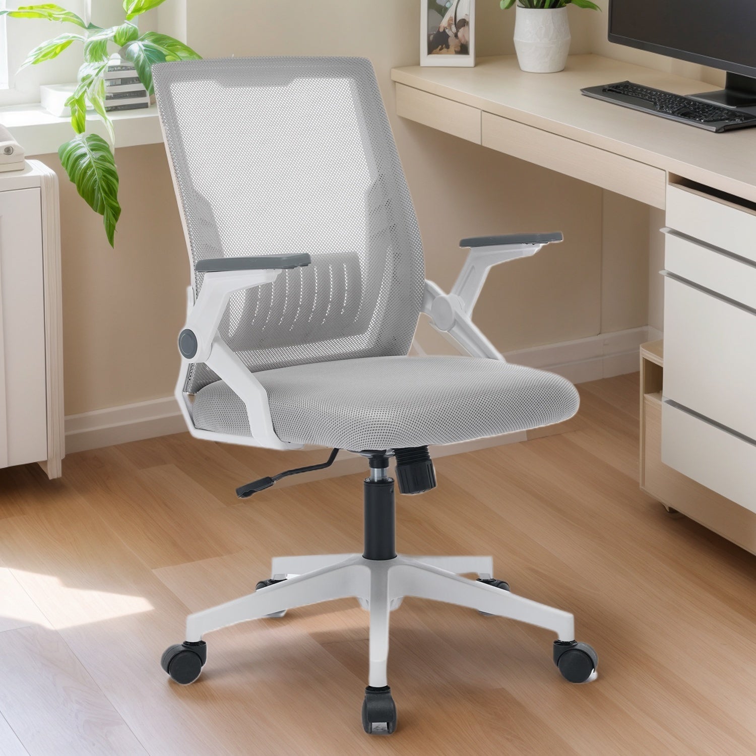 Ergonomic Office Chair Computer Desk Chair Comfy With Adjustable Lumbar Support Health DealSniper.net