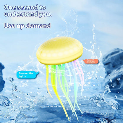 Voice-controlled Swimming Jellyfish Lamp Induction Light Home Decor dealsniper-net