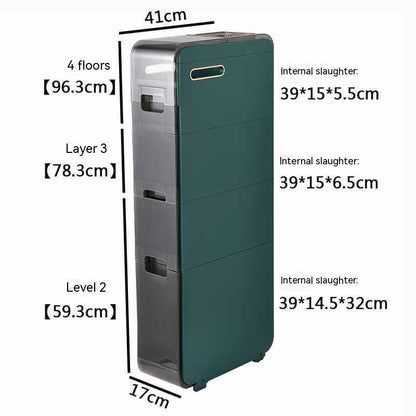 Narrow Cabinet Drawer Bathroom Storage House DealSniper.net