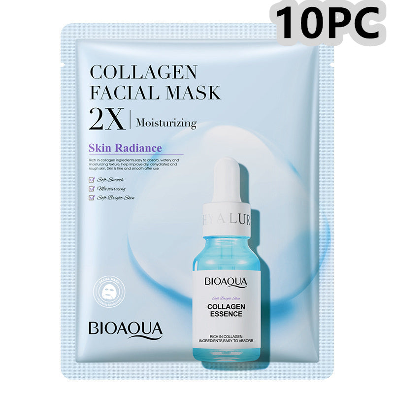 Collagen Face Mask Moisturizing Firming Face Sheet Mask Beauty DealSniper.net Collagen 30g 10PC