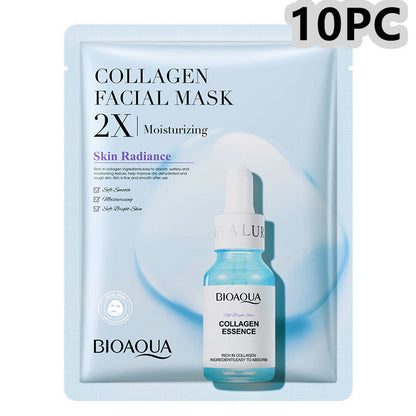 Collagen Face Mask Moisturizing Firming Face Sheet Mask Beauty DealSniper.net Collagen 30g 10PC